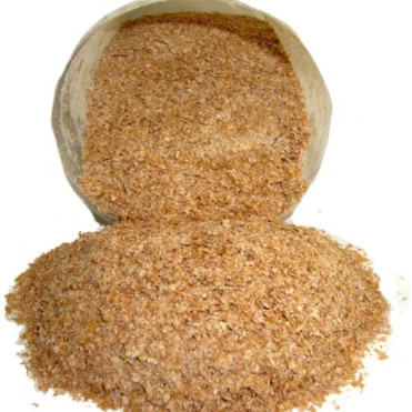 Wheat bran animal feed